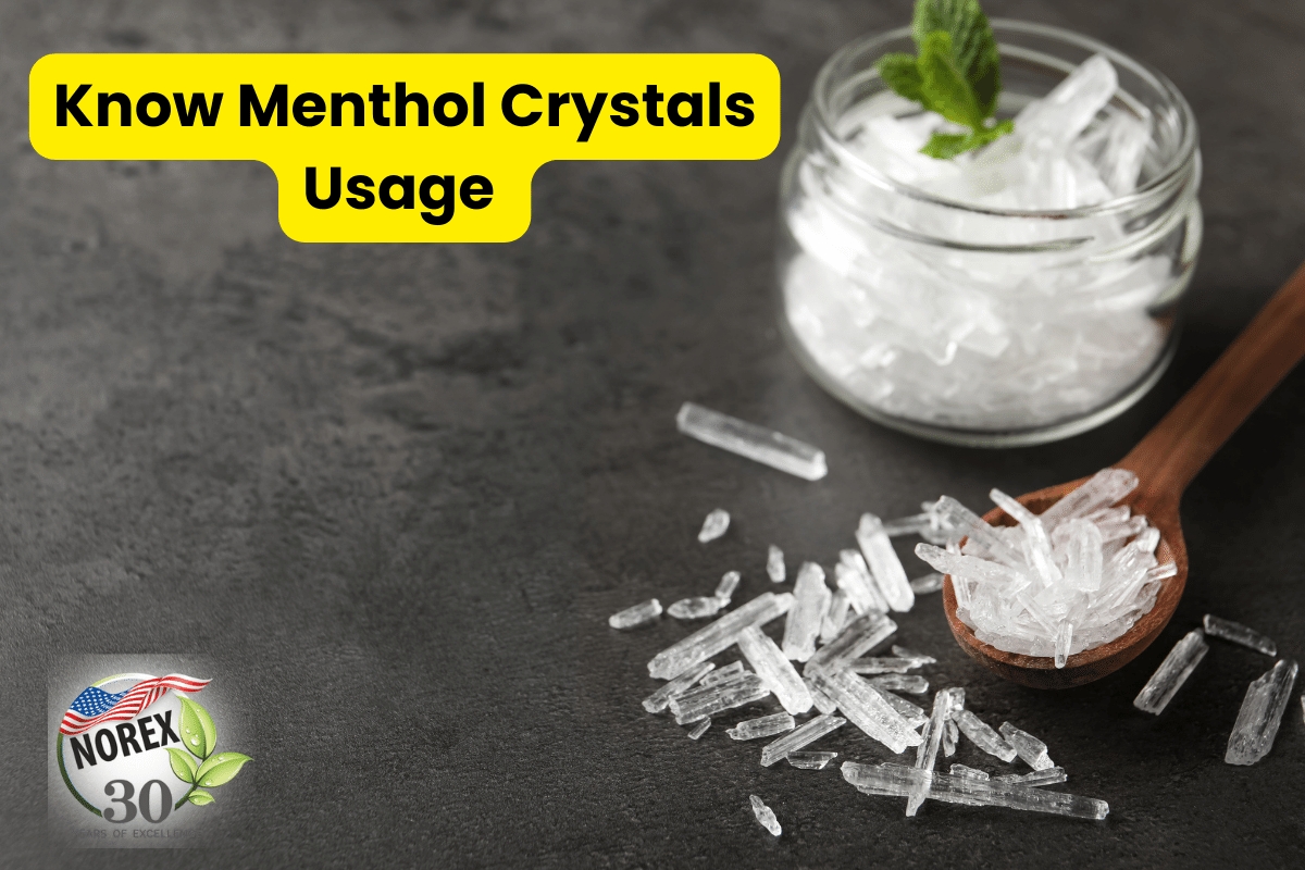 Menthol Crystals Usage | Norex Flavours